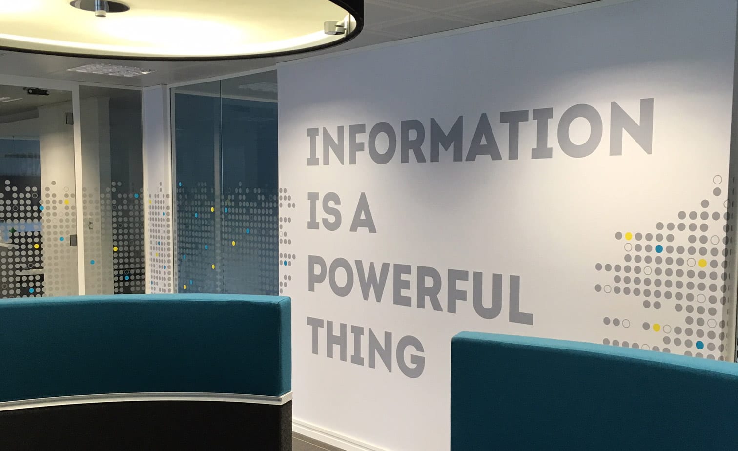 information is a powerful thing wall decal