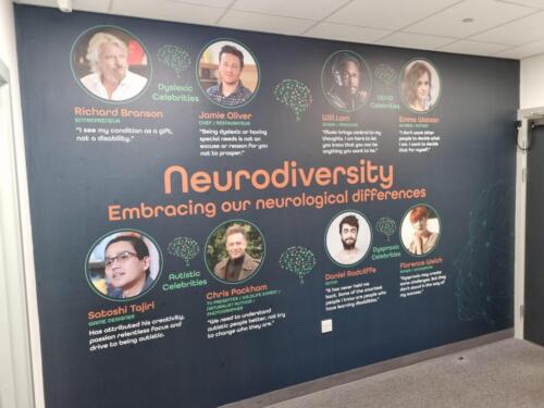High Tunstall College of Science neurodiversity graphic