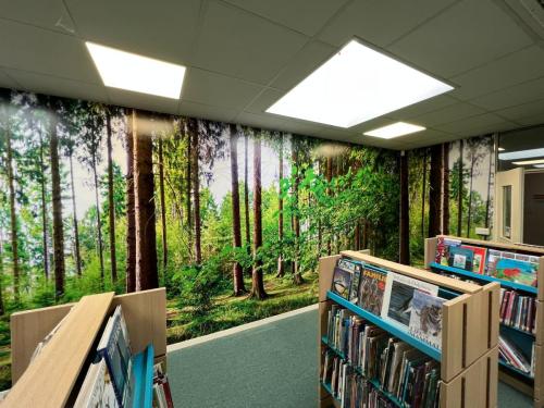 Woodland-library-wall-art