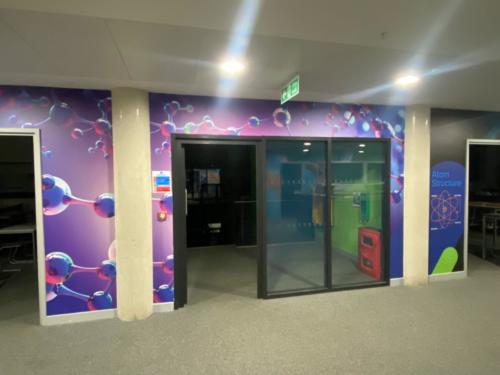 Wall-graphics-science-department